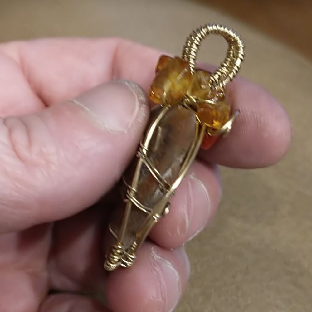 🇨🇦Beautiful Wire Wrapped Pendant - Picture 5 of 5